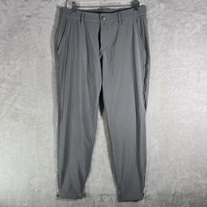 Primo Golf Joggers Mens Size 32 Short Gray Performance Tapered Ankle Zip 27”